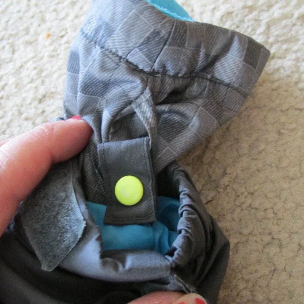 Cherokee Zip Up Hooded Winter Coat Toddler‎ Boys Size 18M Gray Blue Inner Liner